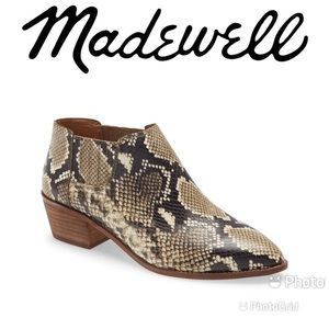 MADEWELL Boots Women’s 8 Low Chelsea Leather $188!